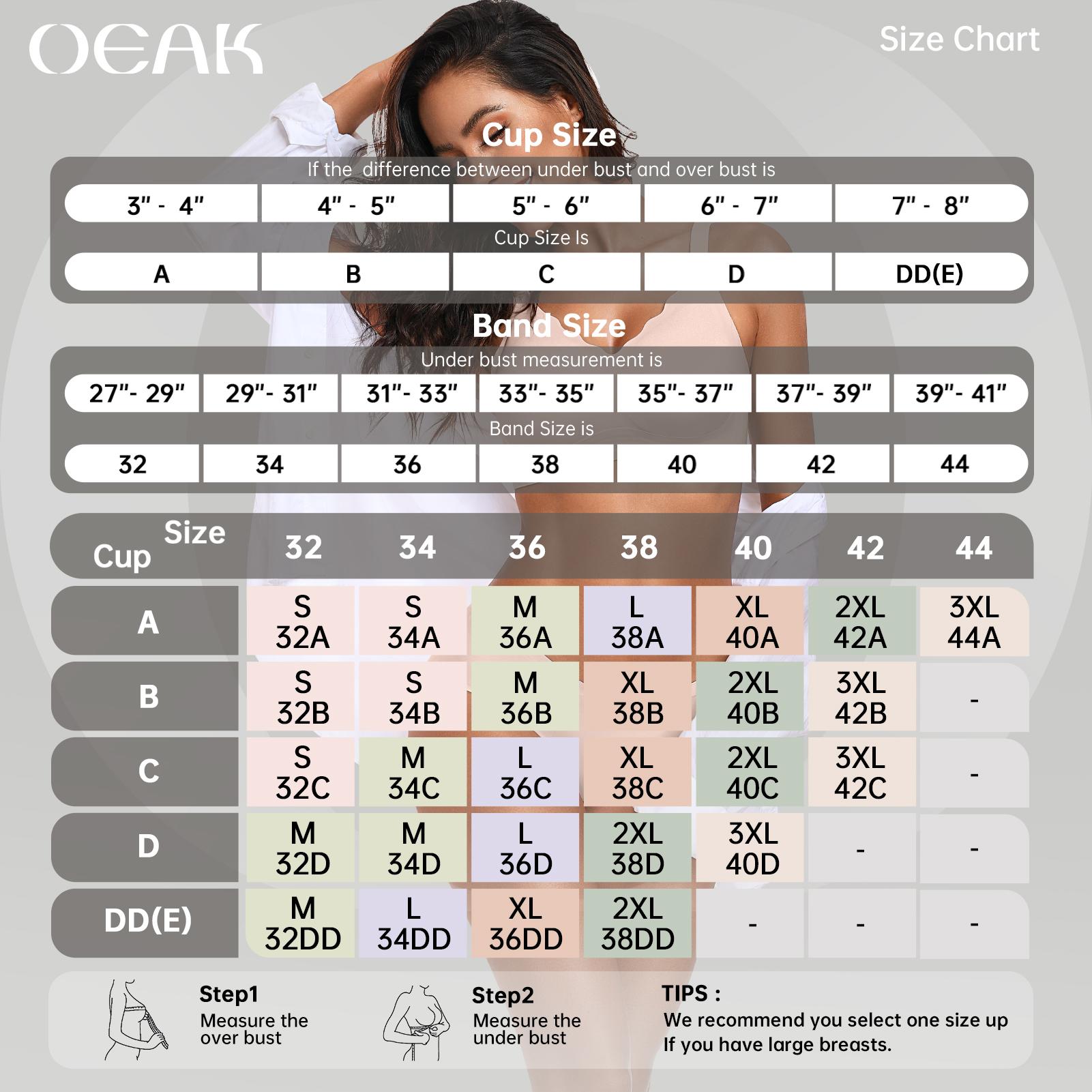 OEAK Women Seamless Jelly Bras No Underwire Scalloped Push Up Bras Soft Wireless Comfort Full Coverage Everyday Bra Womenswear Adjustable