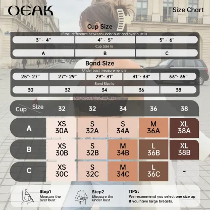 OEAK Womens Strapless Bras Push Up Bandeau Bra Non Slip Wireless Supportive Padded Bras Seamless Comfortable Tube Jelly Bra