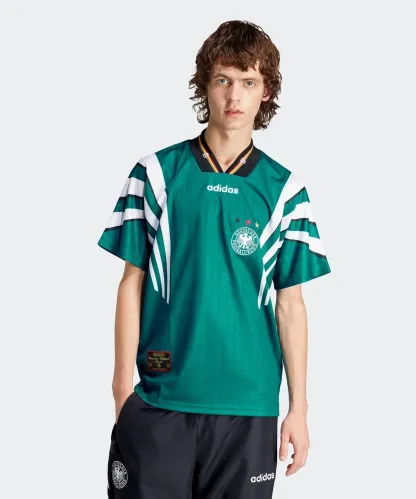 Germany 1996 Away Mens Soccer Jersey Big Sur Green Asia-Fit IT7751