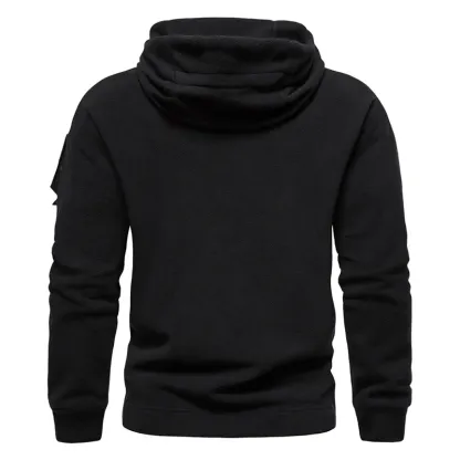TNF - Men's hooded outdoor tactical solid color hoodie