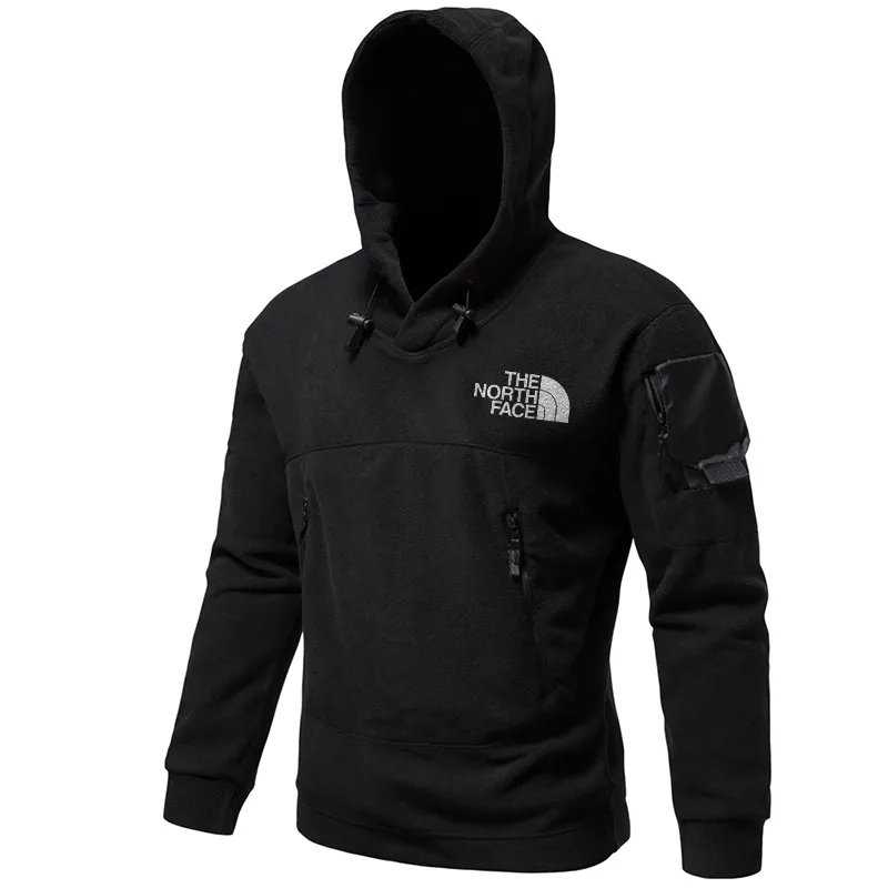 TNF - Men's hooded outdoor tactical solid color hoodie
