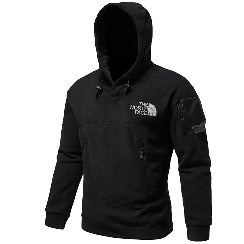 TNF - Men's hooded outdoor tactical solid color hoodie