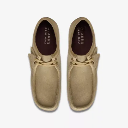 WALLABEE PALE LIME SUEDE