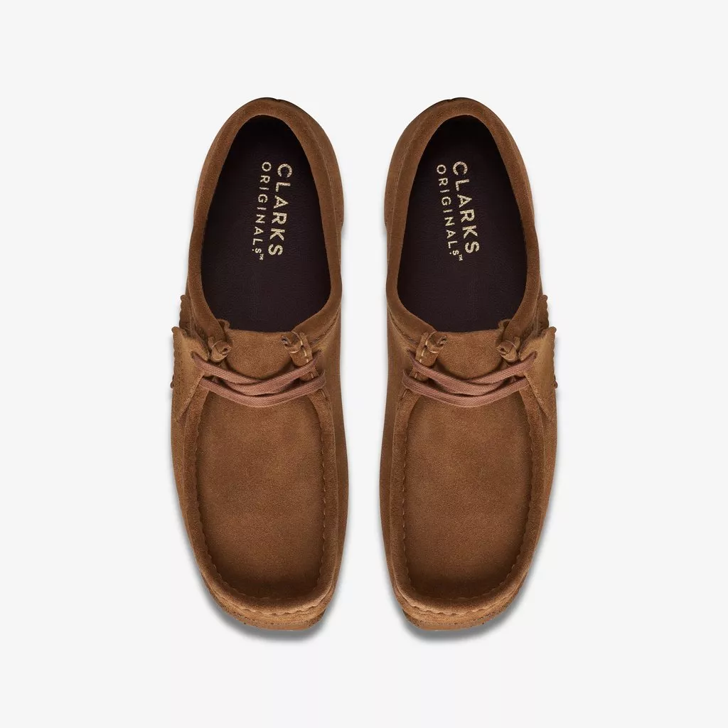 WALLABEE PALE LIME SUEDE