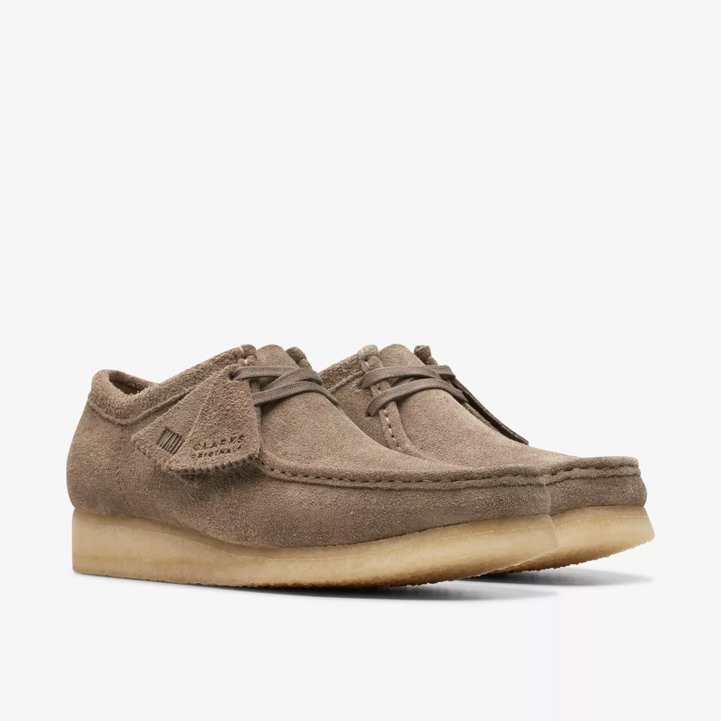 WALLABEE PALE LIME SUEDE