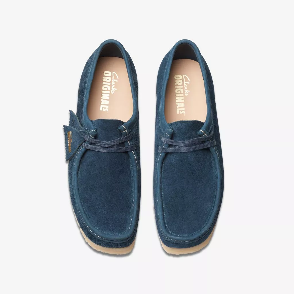 WALLABEE PALE LIME SUEDE