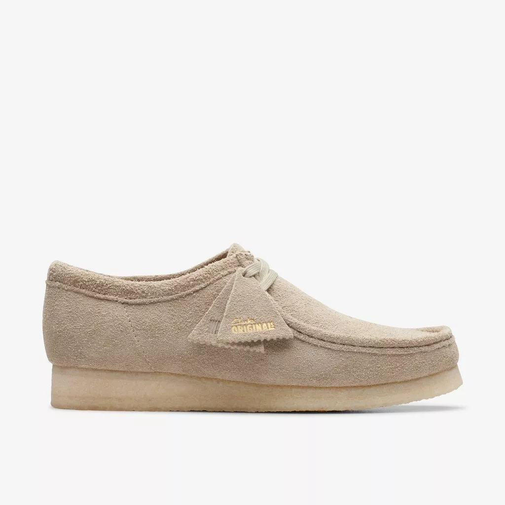 WALLABEE PALE LIME SUEDE