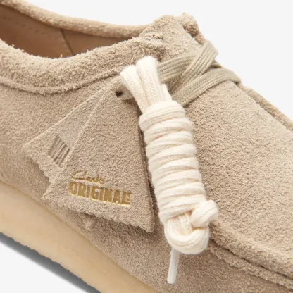 WALLABEE PALE LIME SUEDE