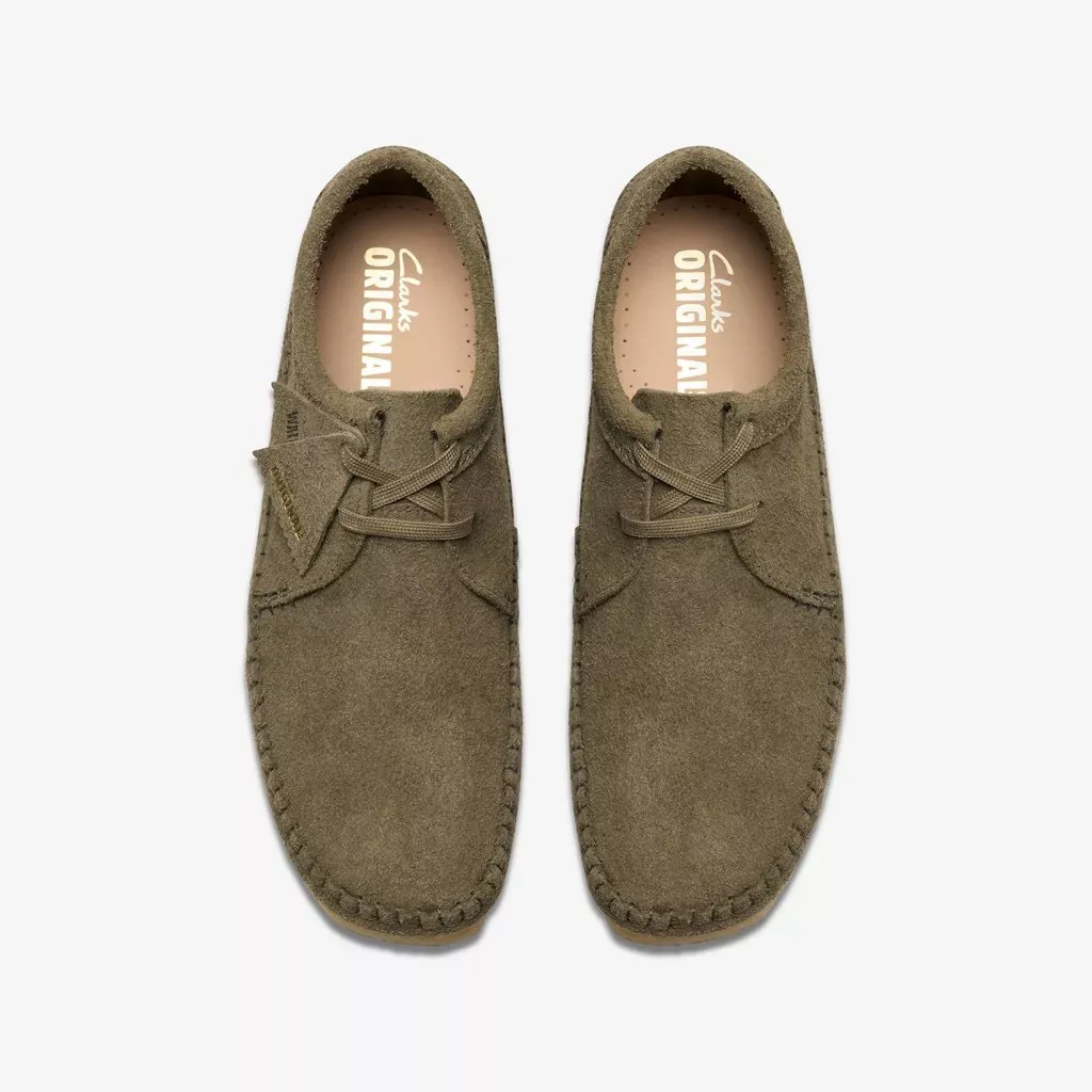 WEAVER OLIVE SUEDE