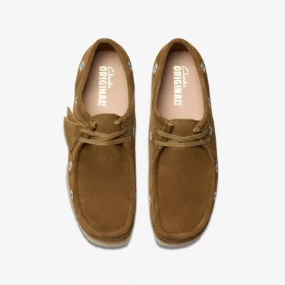 WALLABEE PALE LIME SUEDE