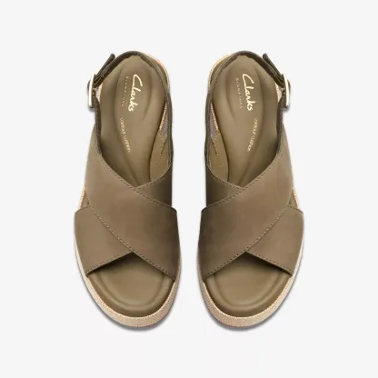 MANON WISH OLIVE NUBUCK