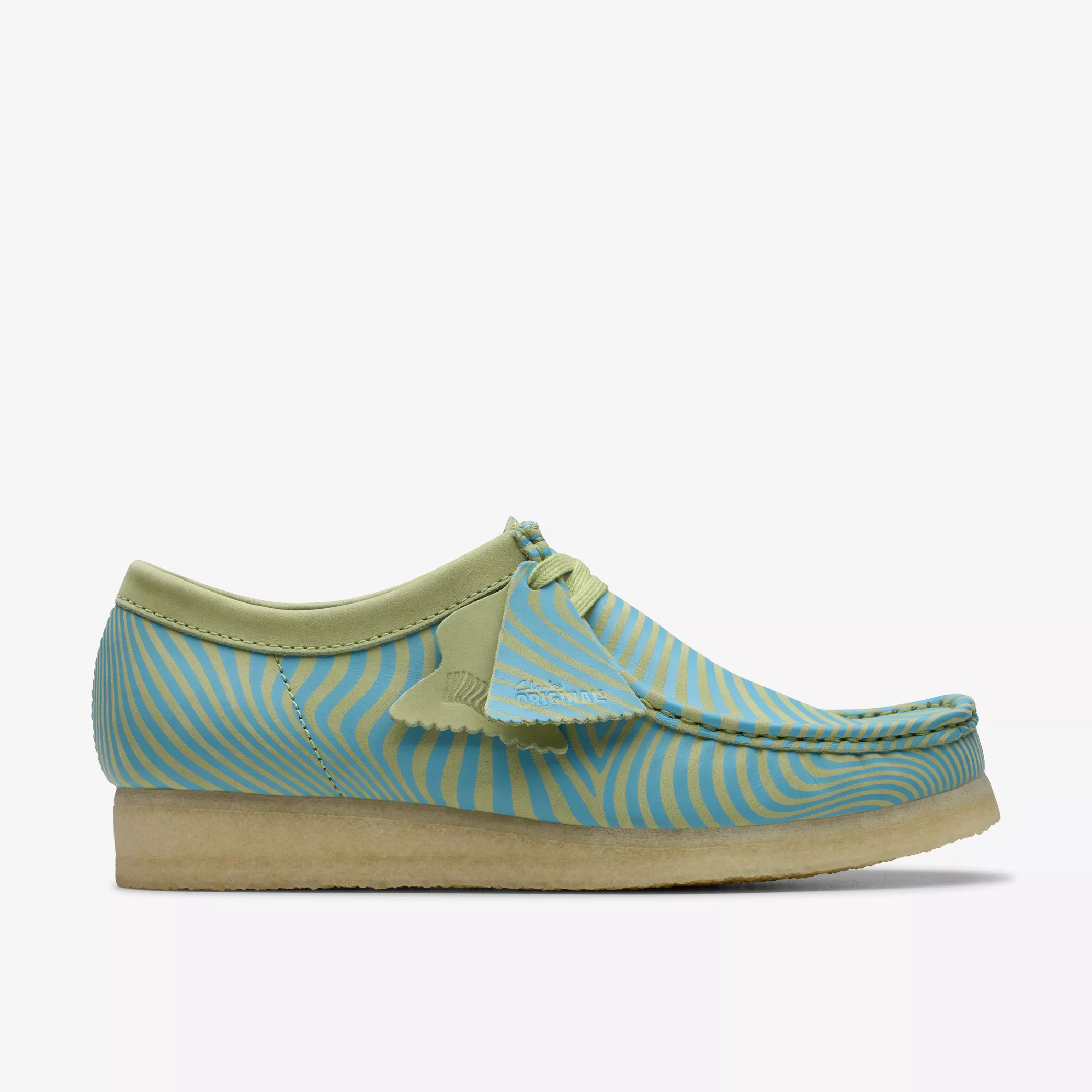 WALLABEE PALE LIME SUEDE