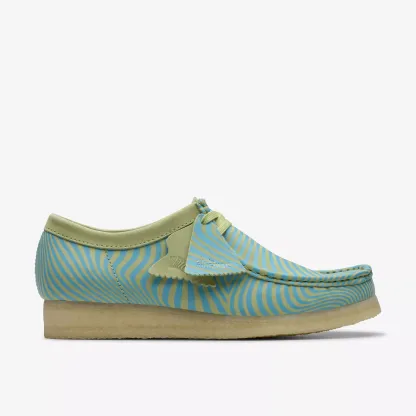 WALLABEE PALE LIME SUEDE