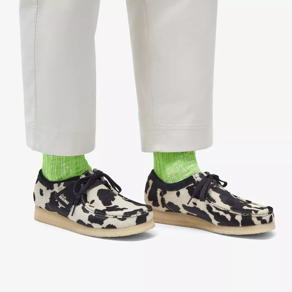 WALLABEE PALE LIME SUEDE