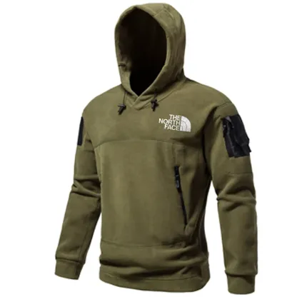 TNF - Men's hooded outdoor tactical solid color hoodie