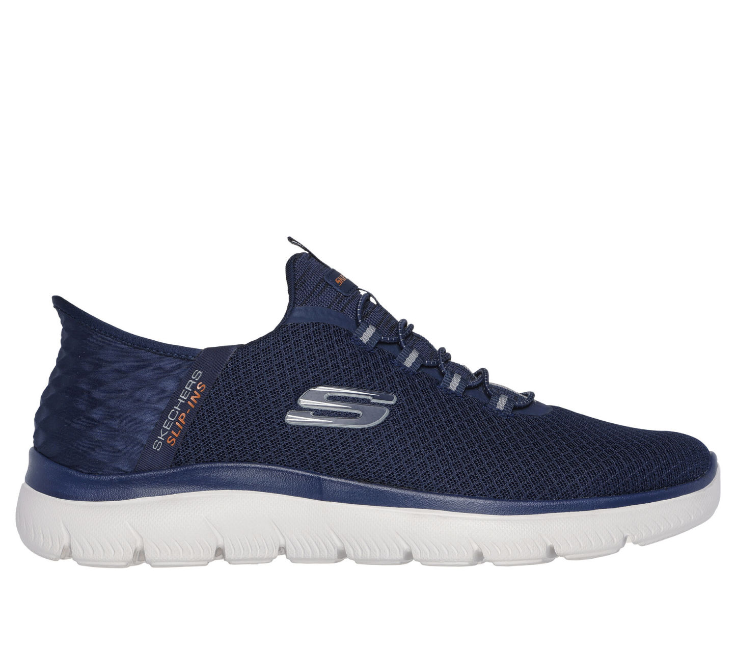 (WMNS) skecttghers Max Cushioning Premier Blue/White/Red 17692-WAQ