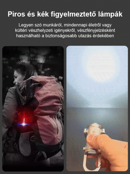 【Szuper fényes】kulcstartó zseblámpa