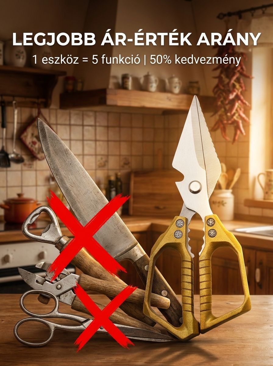 【100 évig tartós】Nehéz, erős konyhai olló