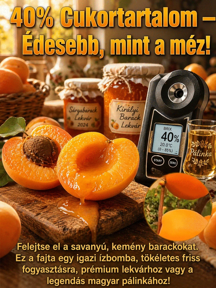 🍑Prémium császári sárgabarackfa | Még idén terem | Szuper édes és lédús