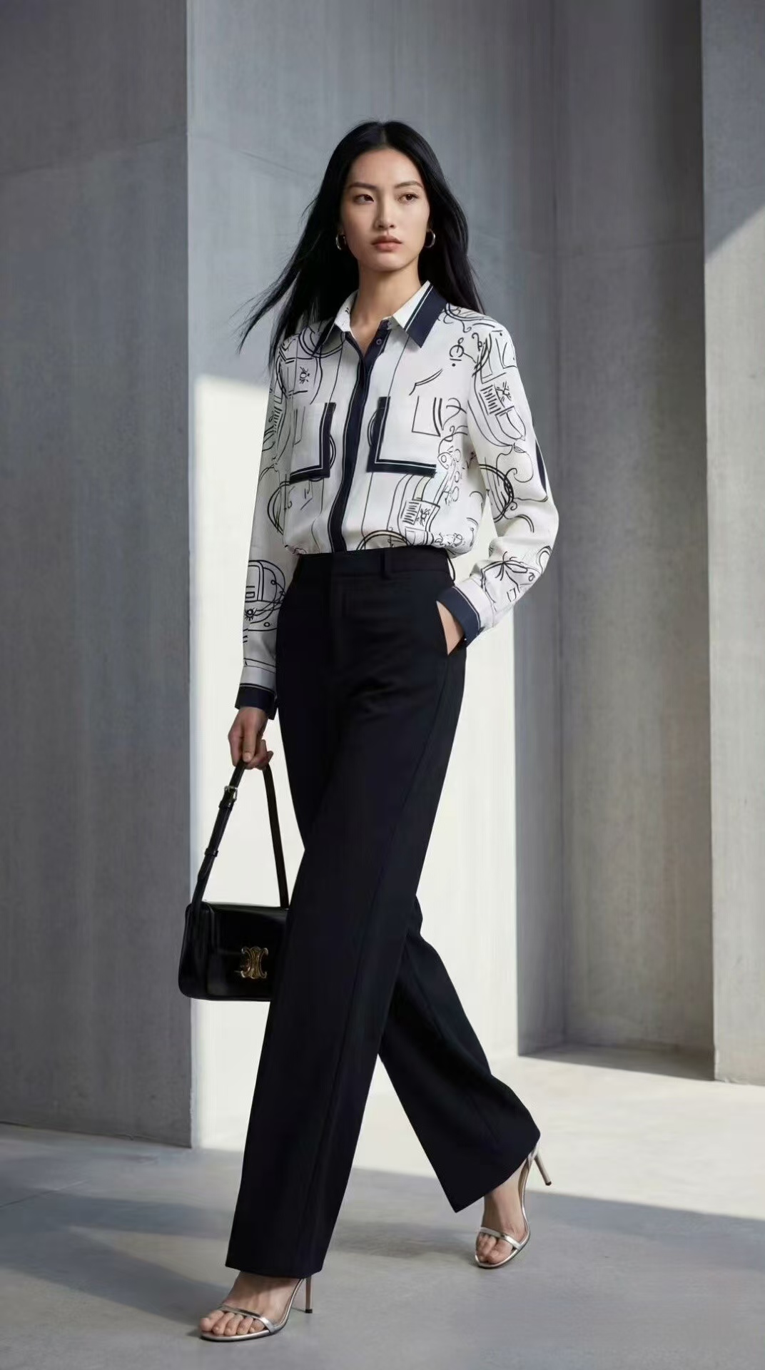 Hermes Silk Printed Shirt