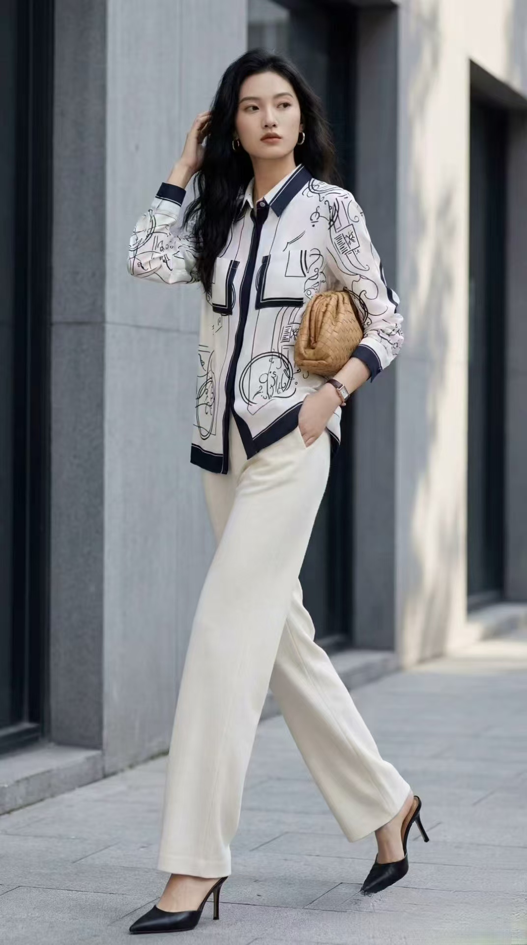 Hermes Silk Printed Shirt