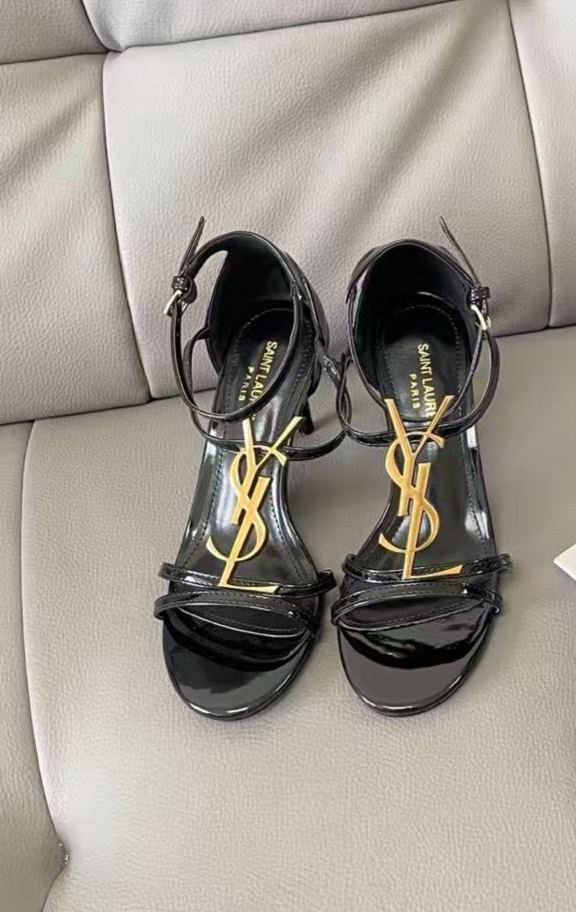 MIU Metallic Accent Strappy Heeled Sandals