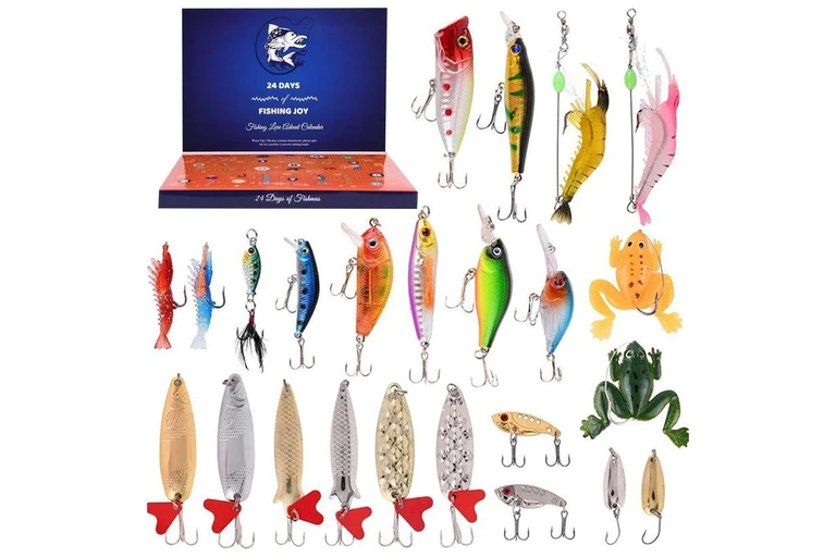 The Fishing Advent Calendar — 24 Real Lures, One Behind Every Door