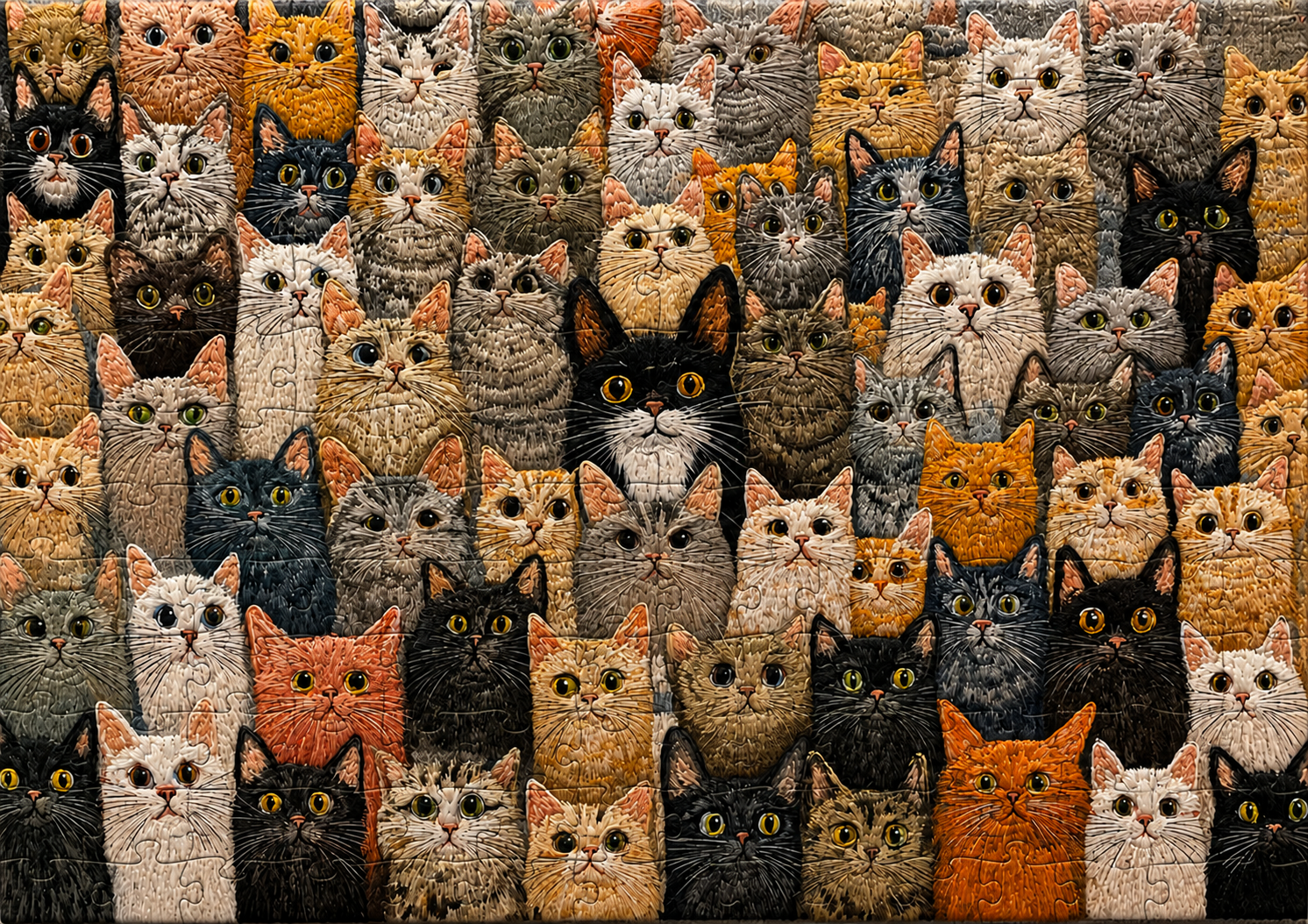 A Cat Lover’s Dream Puzzle — A Cozy Collection of Furry Faces 🐱