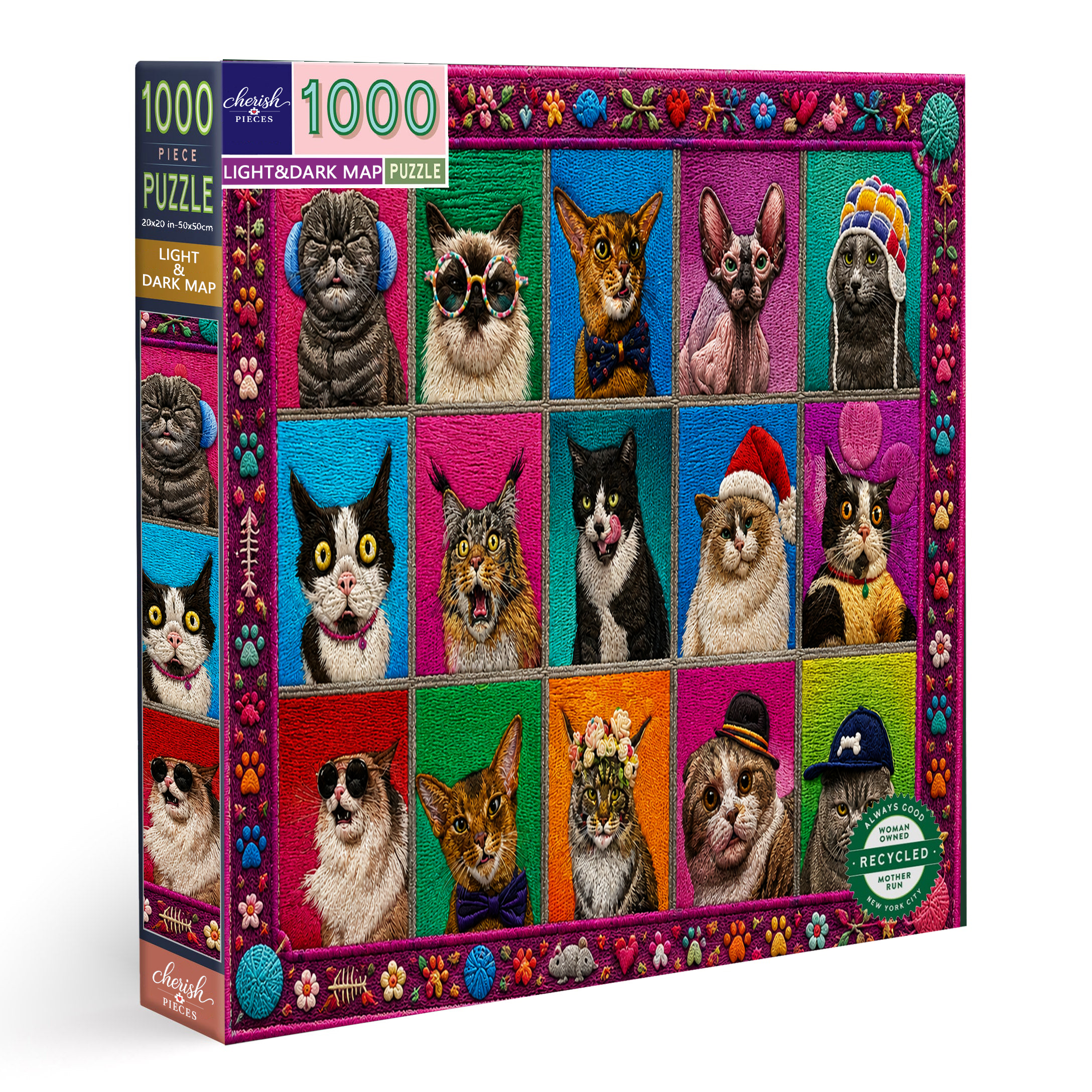 Cat Portraits-A Purr-fect Puzzle Made for Cat Lovers 🐱