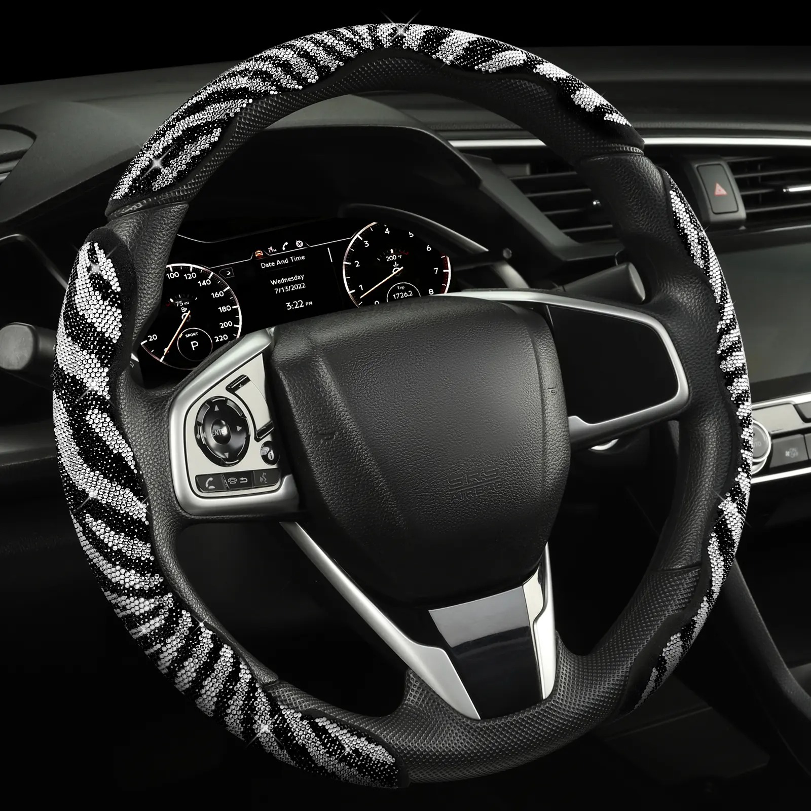 Diamond Bling Steering Wheel Cover