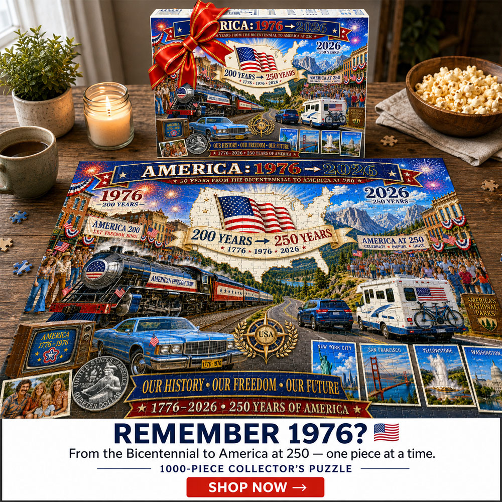 America: 1976 → 2026 – 250th Anniversary Collector’s Puzzle
