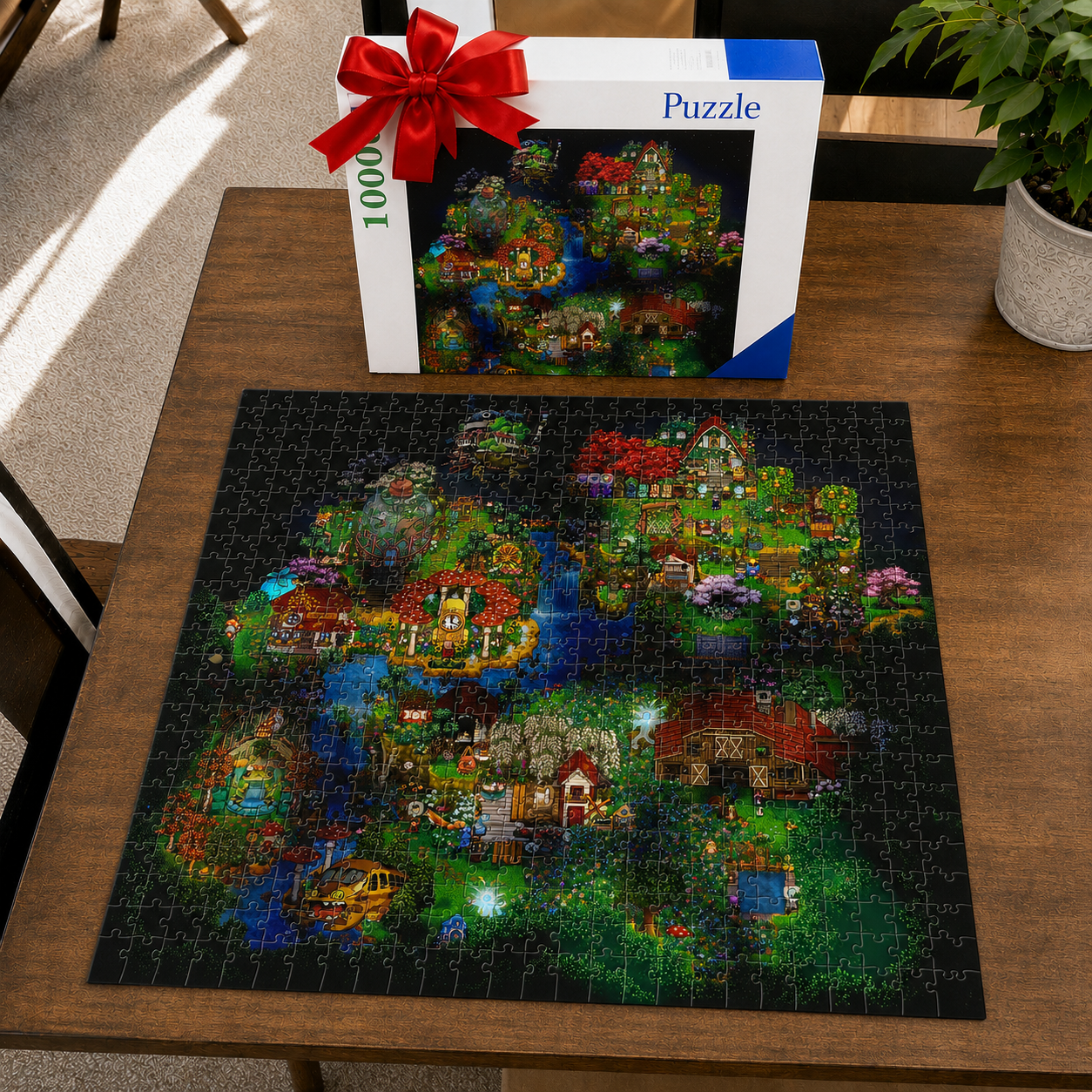 Stardew Valley Sky Farm Seasons Inspiration Puzzle (1000 pieces) — A puzzle game every Stardew Valley fan will love