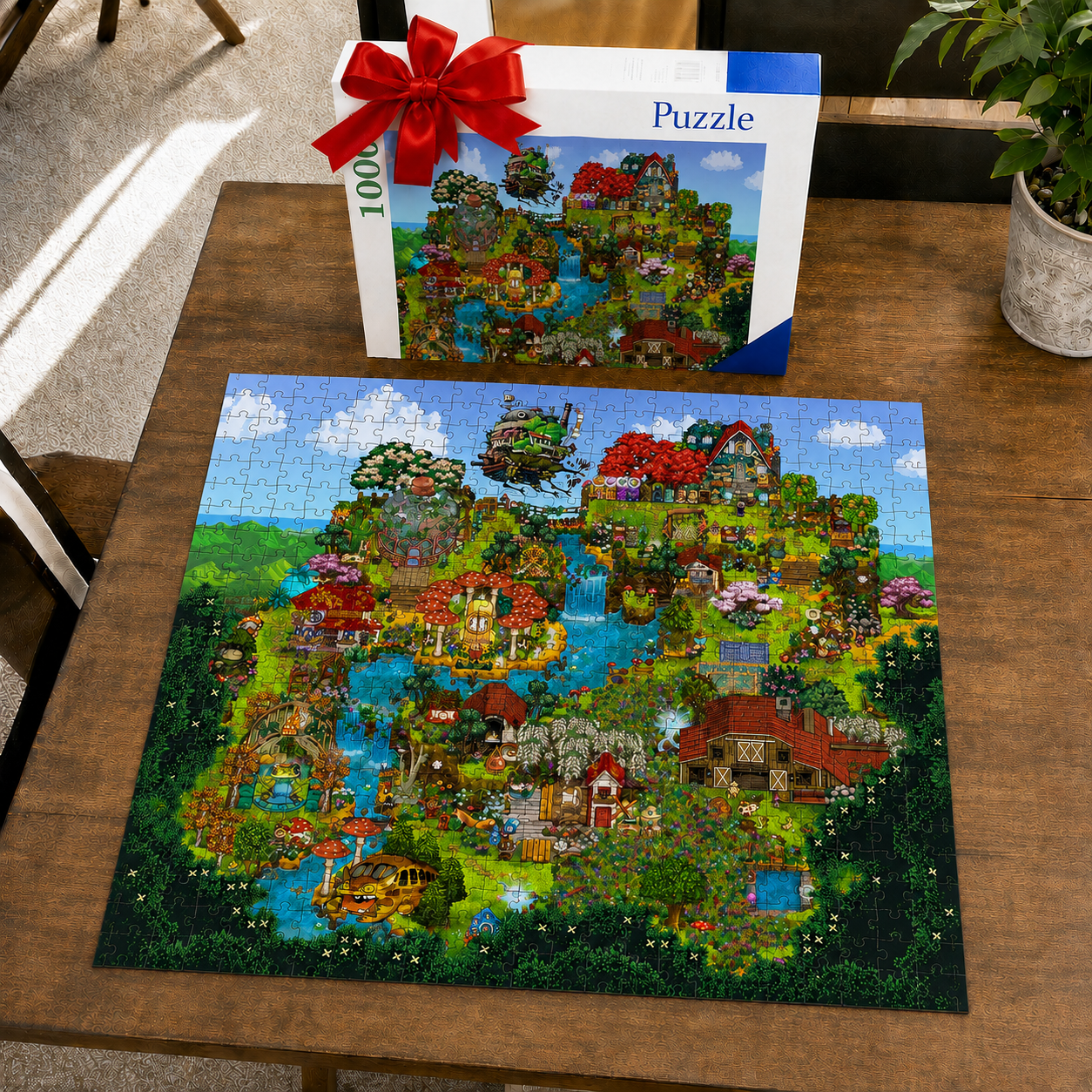 Stardew Valley Sky Farm Seasons Inspiration Puzzle (1000 pieces) — A puzzle game every Stardew Valley fan will love