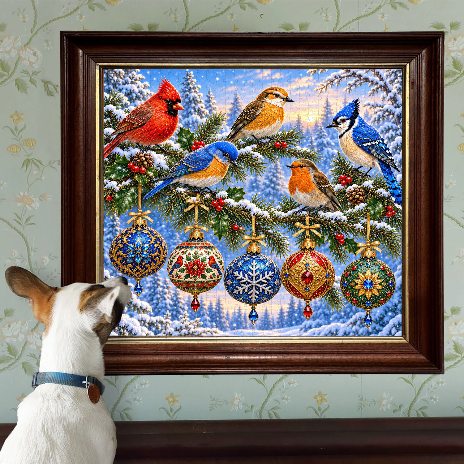 Christmas Songbirds Jigsaw Puzzle 1000 Pieces