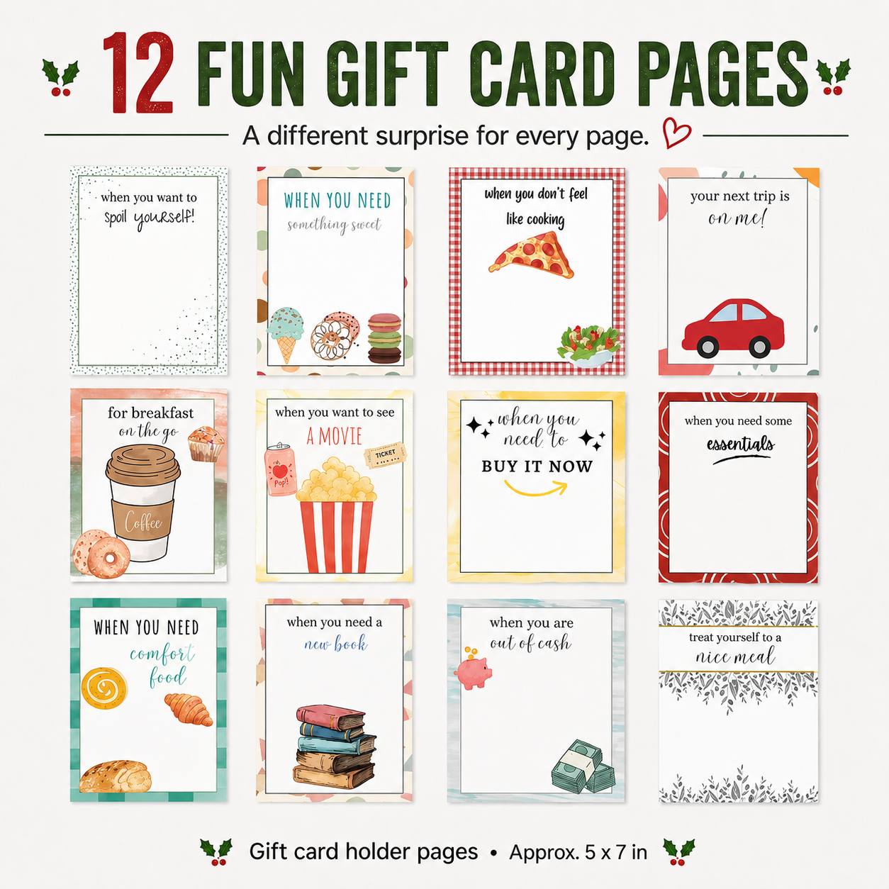 🔥 LIMITED-TIME 50% OFF — Christmas Gift Card Book