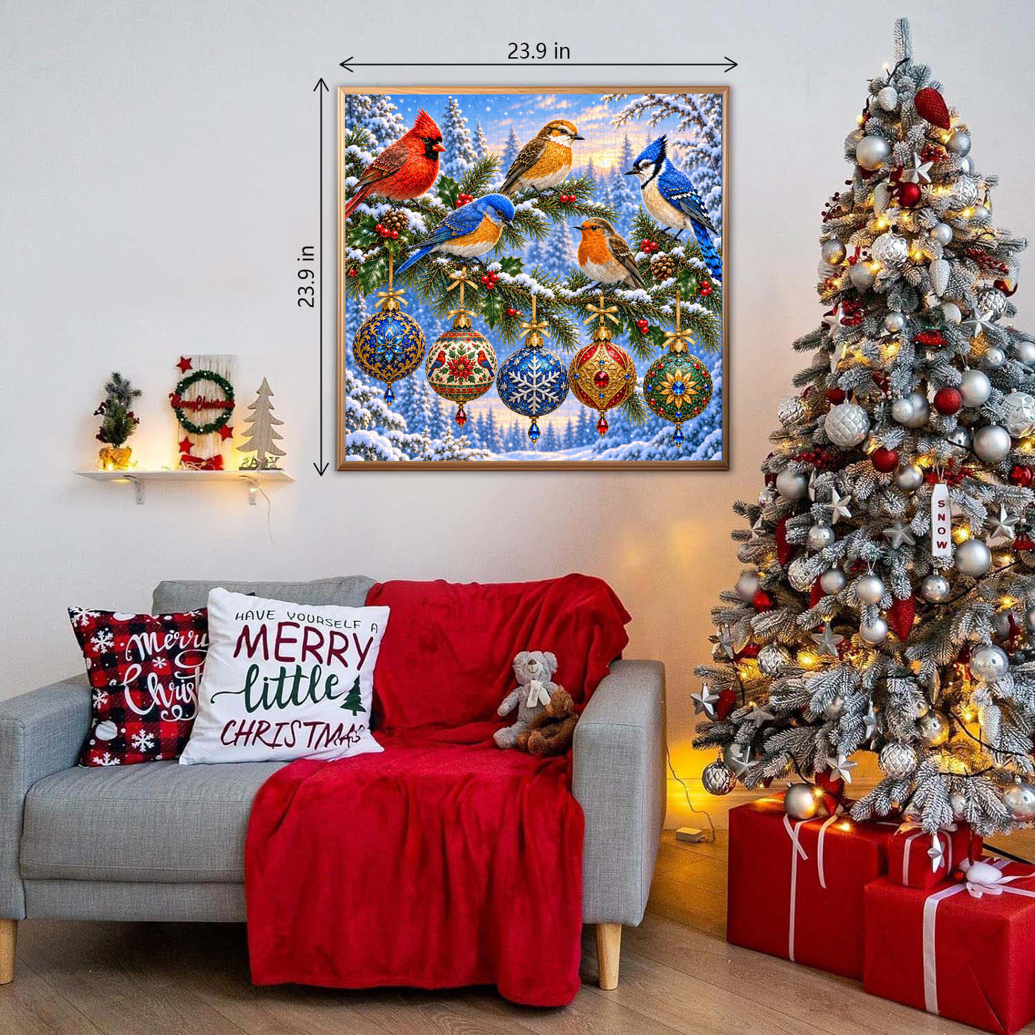 Christmas Songbirds Jigsaw Puzzle 1000 Pieces