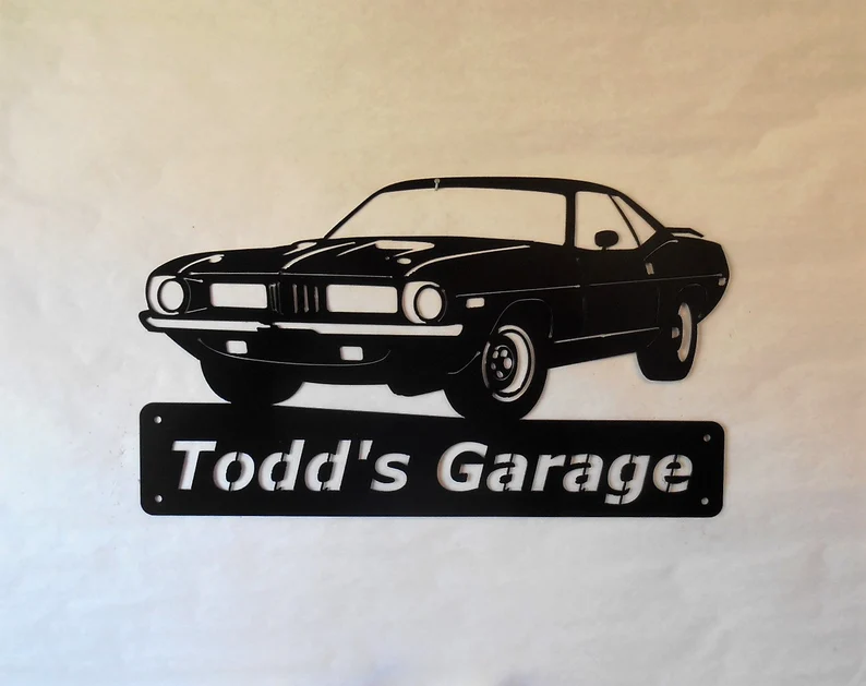 1972, 1973, 1974, Barracuda, Cuda-Personalized Metal Wall Art