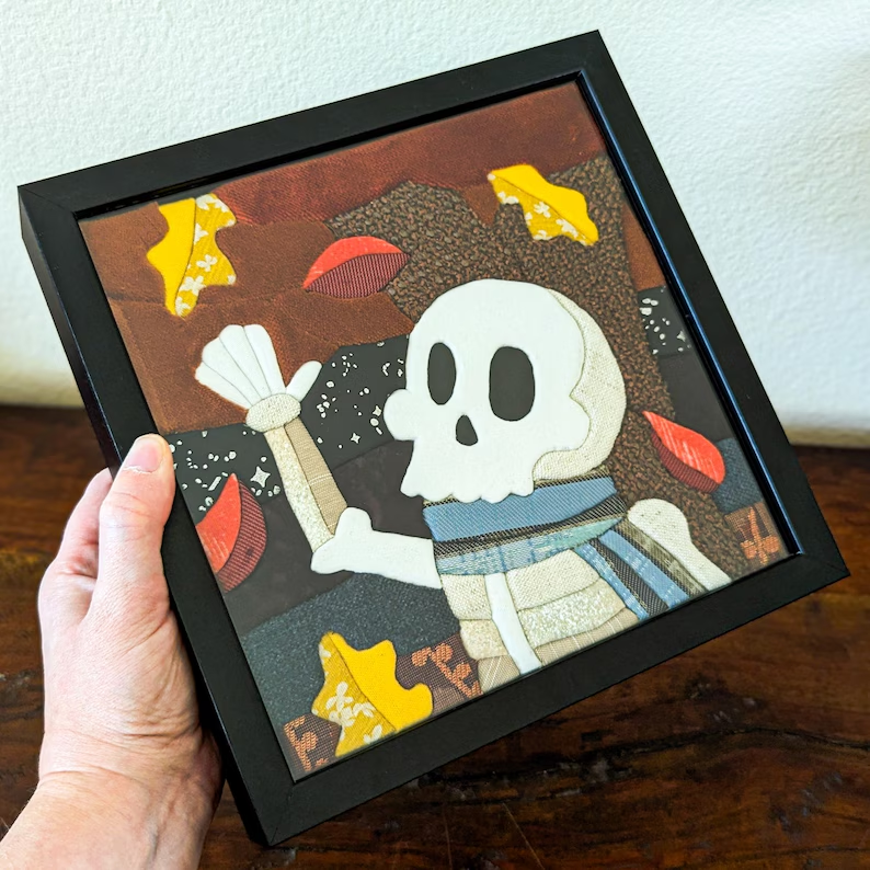 Skeleton Halloween- Original Kinusaiga