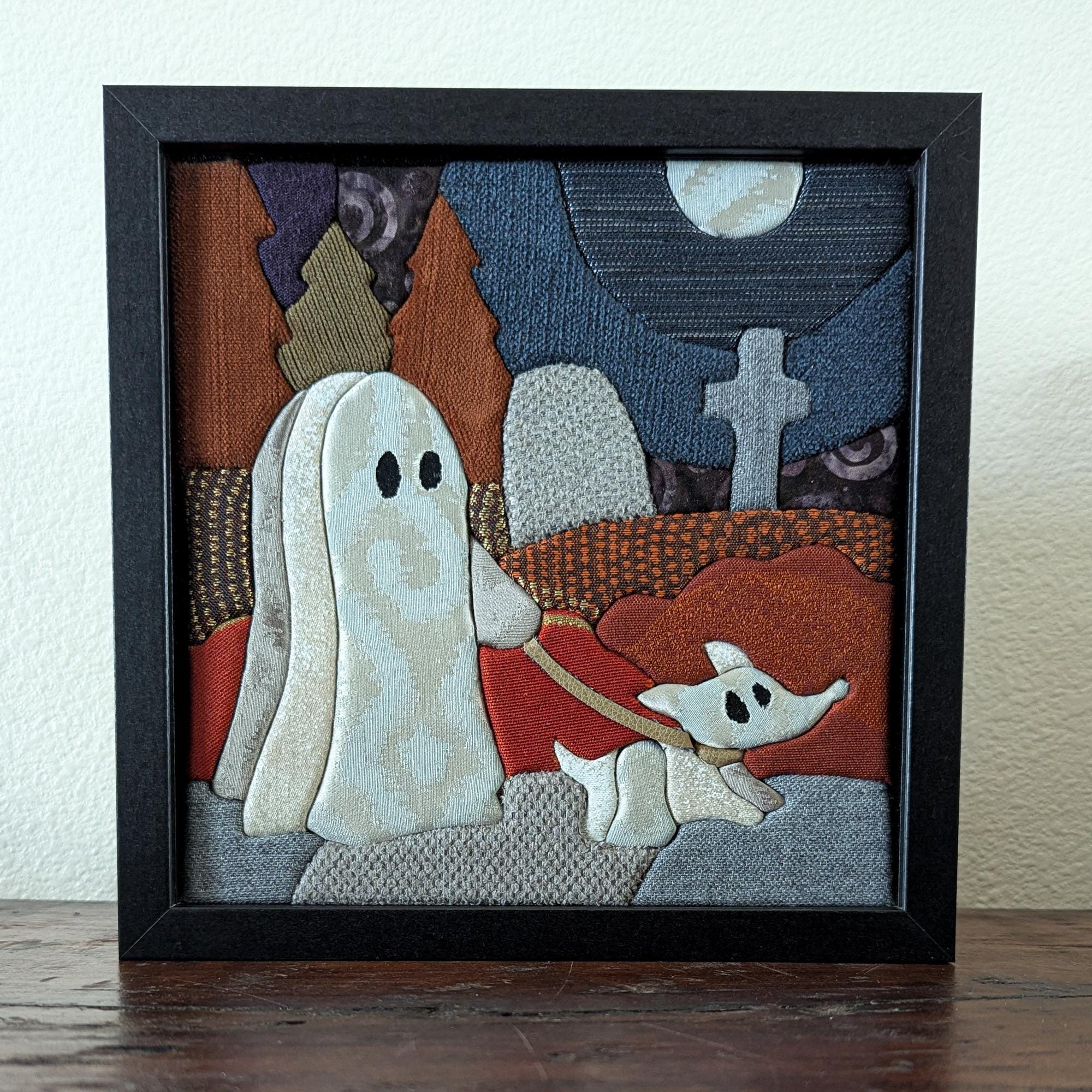 Cute Ghost Dog Walk |  Original Kinusaiga