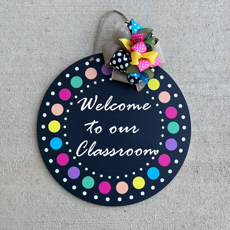 NEW!!2023 - Personalized Teacher Appreciation Gift - Classroom Sign