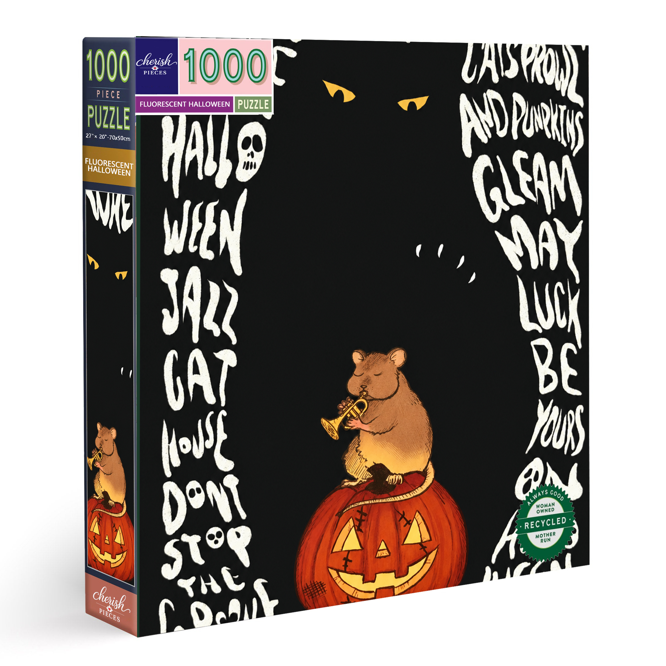 Collector's Edition: Halloween Glow-in-the-Dark Mural Puzzle
