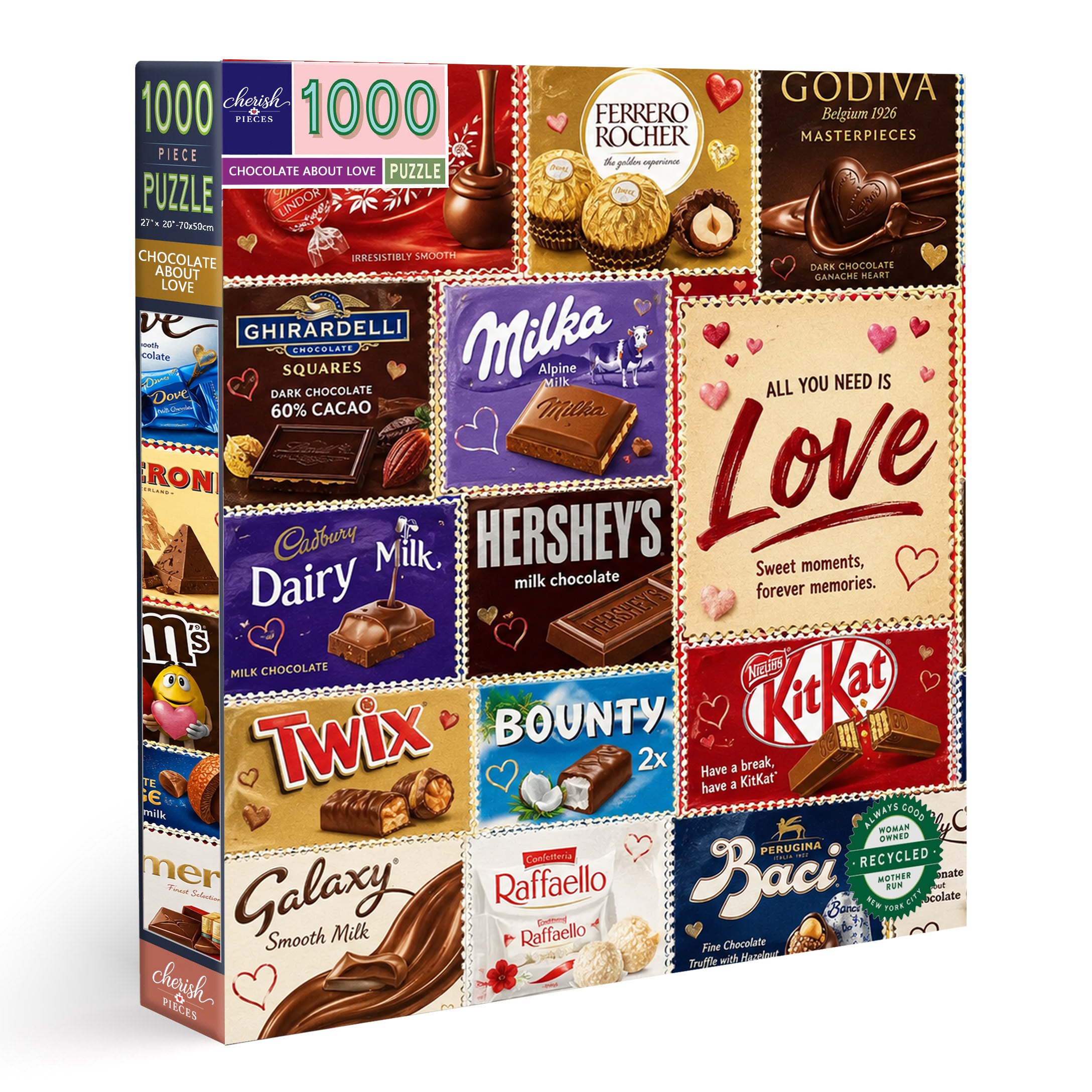 Chocolate About Love Jigsaw Puzzle - 500/1000 Pieces