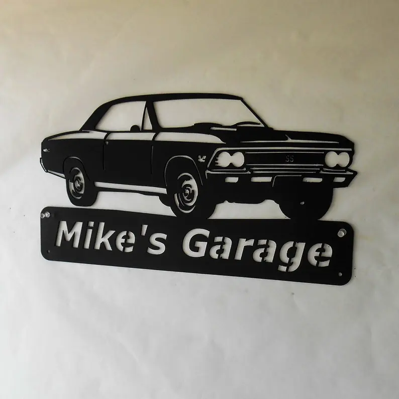 1966 Chevelle-Personalized Metal Wall Art