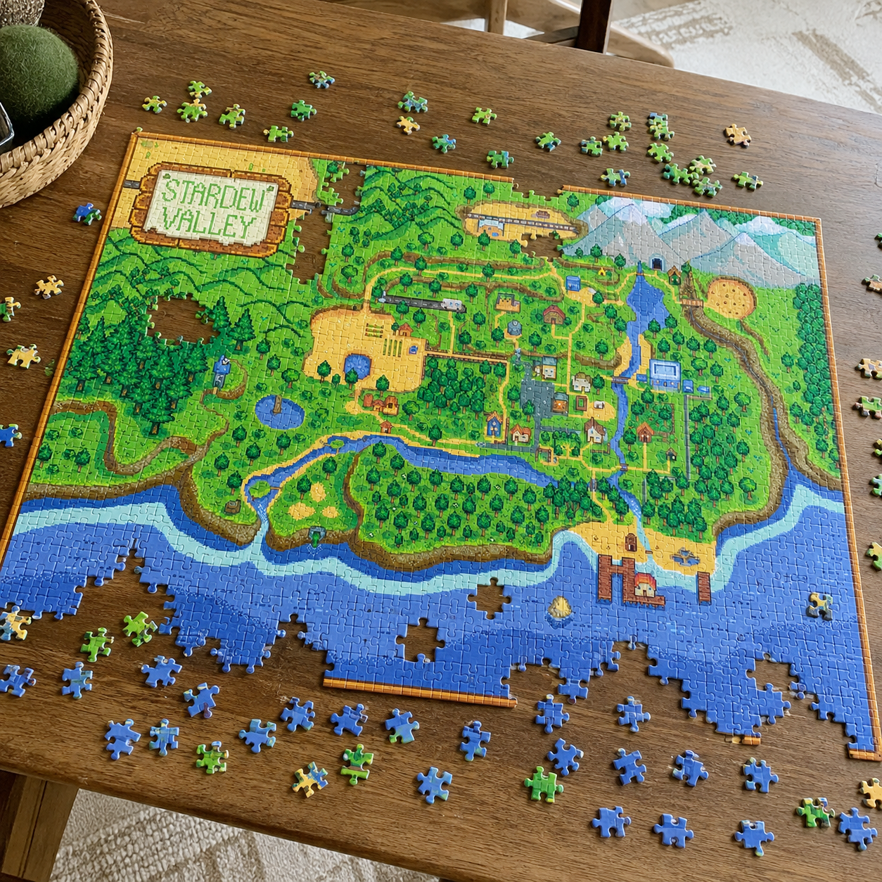 Stardew Valley Map Puzzle - The Puzzle Every Stardew Valley Fan Will Love 🌾