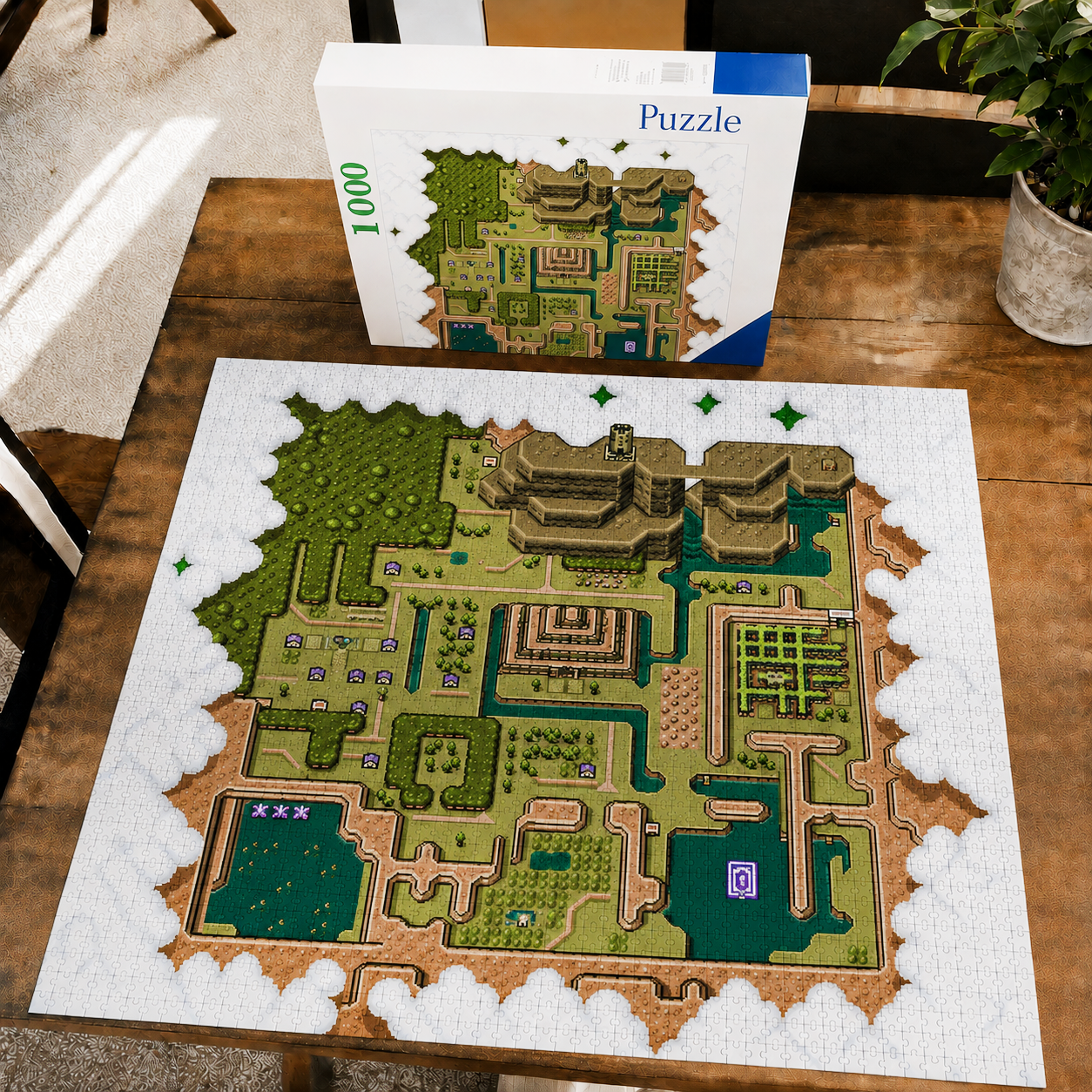 ⚔️Zelda-Inspired day and night Map Puzzle – A Must-Have for Game Fans🍄