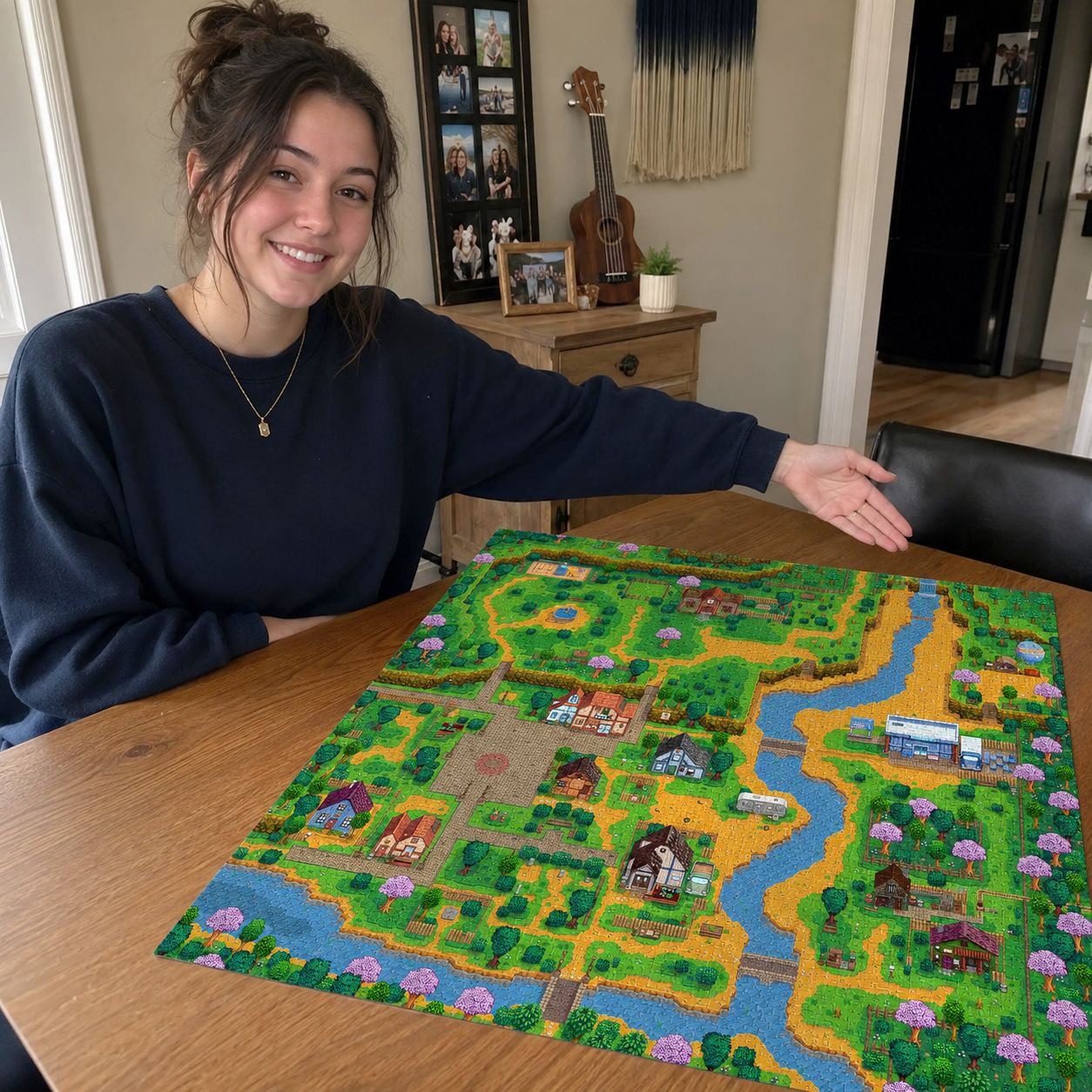 Pelican Town Map Puzzle 1000 pieces - The Puzzle Every Stardew Valley Fan Will Love 🌾