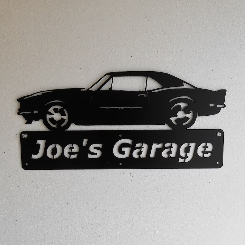 1967 Camaro-Personalized Metal Wall Art