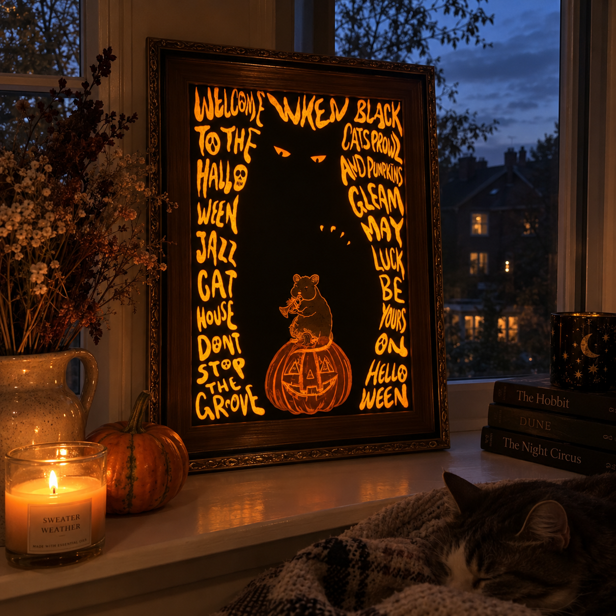Collector's Edition: Halloween Glow-in-the-Dark Mural Puzzle