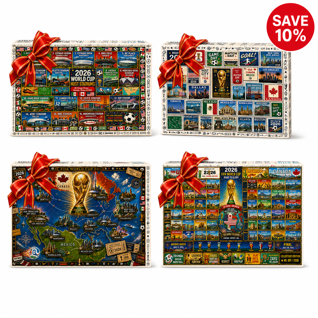 2026 World Cup 48-Team Lineup Collector's Puzzle – 500/1000 Pieces