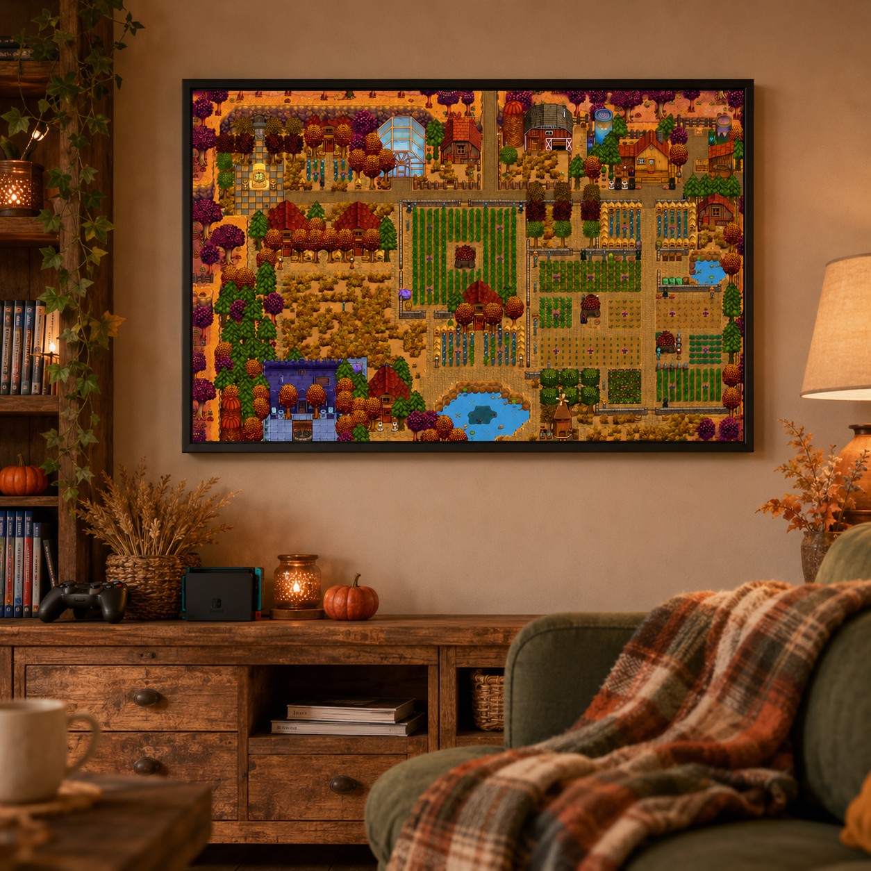 Stardew Valley Seasonal Printed Wall Decor - A Gift Every Stardew Valley Fan Will Love